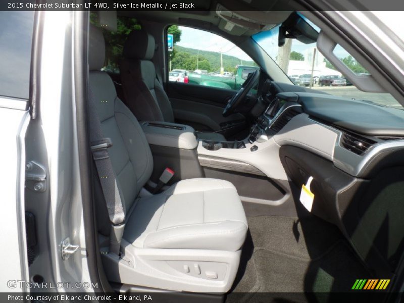 Silver Ice Metallic / Jet Black 2015 Chevrolet Suburban LT 4WD