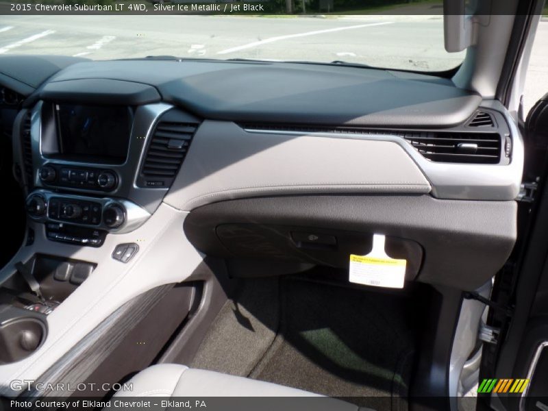 Silver Ice Metallic / Jet Black 2015 Chevrolet Suburban LT 4WD