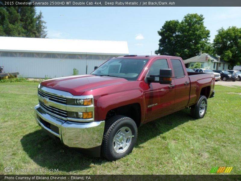 Front 3/4 View of 2015 Silverado 2500HD WT Double Cab 4x4