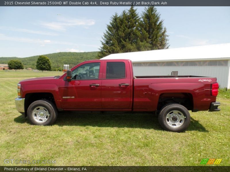 Deep Ruby Metallic / Jet Black/Dark Ash 2015 Chevrolet Silverado 2500HD WT Double Cab 4x4