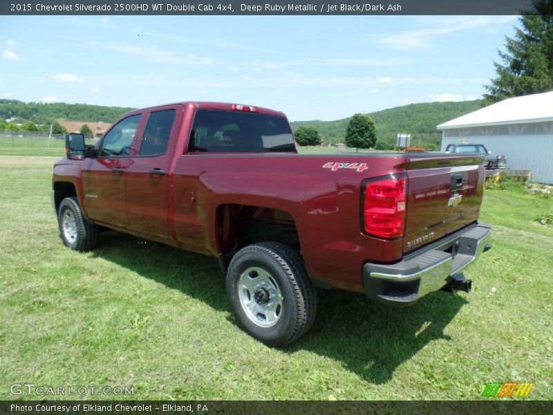 Deep Ruby Metallic / Jet Black/Dark Ash 2015 Chevrolet Silverado 2500HD WT Double Cab 4x4