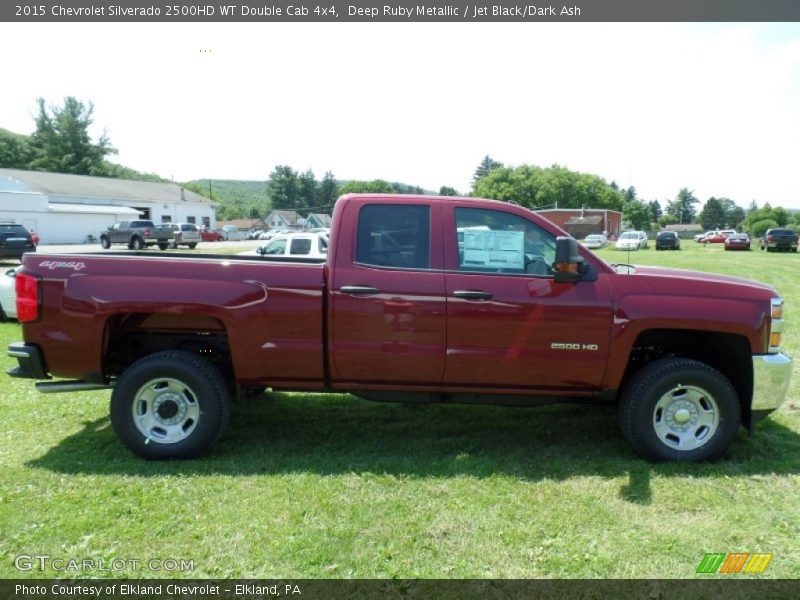 Deep Ruby Metallic / Jet Black/Dark Ash 2015 Chevrolet Silverado 2500HD WT Double Cab 4x4