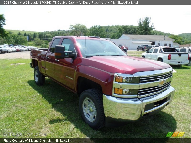 Deep Ruby Metallic / Jet Black/Dark Ash 2015 Chevrolet Silverado 2500HD WT Double Cab 4x4