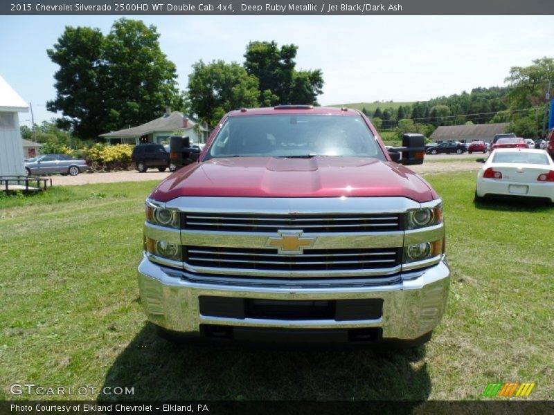 Deep Ruby Metallic / Jet Black/Dark Ash 2015 Chevrolet Silverado 2500HD WT Double Cab 4x4