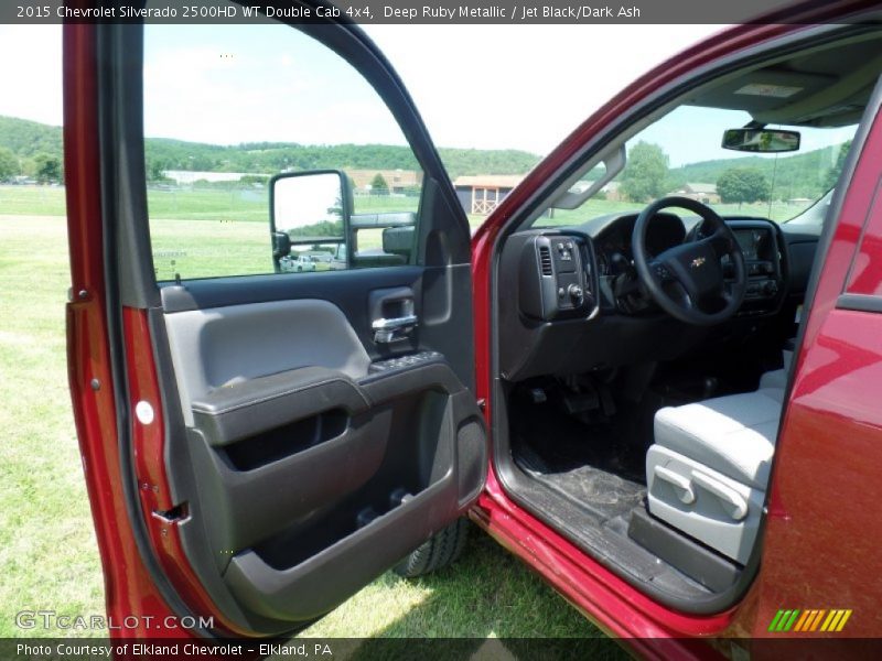 Deep Ruby Metallic / Jet Black/Dark Ash 2015 Chevrolet Silverado 2500HD WT Double Cab 4x4