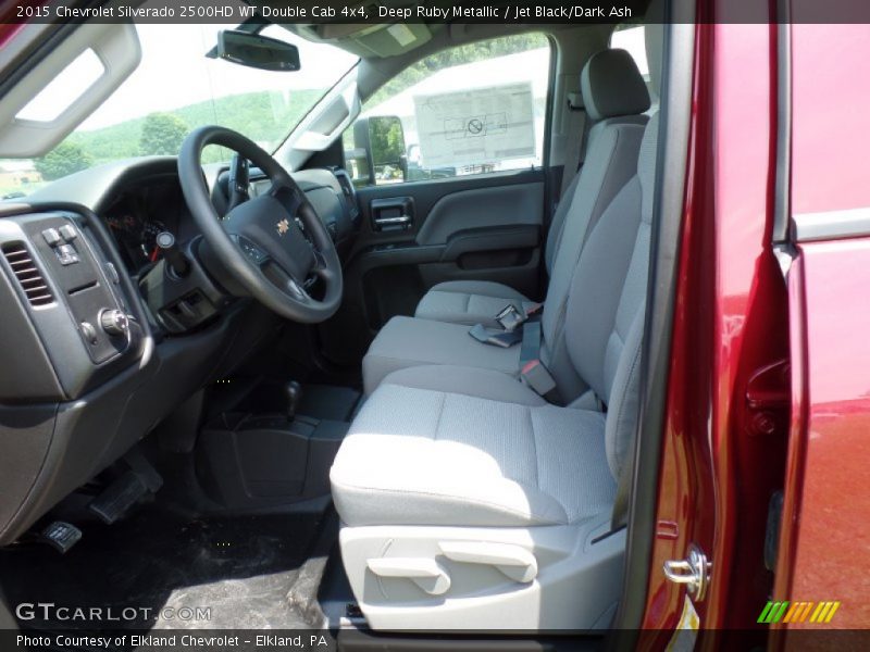 Deep Ruby Metallic / Jet Black/Dark Ash 2015 Chevrolet Silverado 2500HD WT Double Cab 4x4