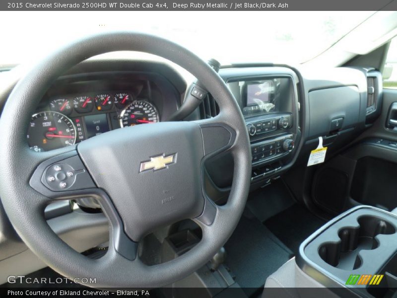 Deep Ruby Metallic / Jet Black/Dark Ash 2015 Chevrolet Silverado 2500HD WT Double Cab 4x4