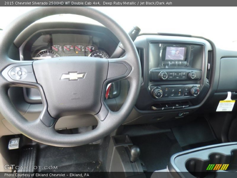 Deep Ruby Metallic / Jet Black/Dark Ash 2015 Chevrolet Silverado 2500HD WT Double Cab 4x4