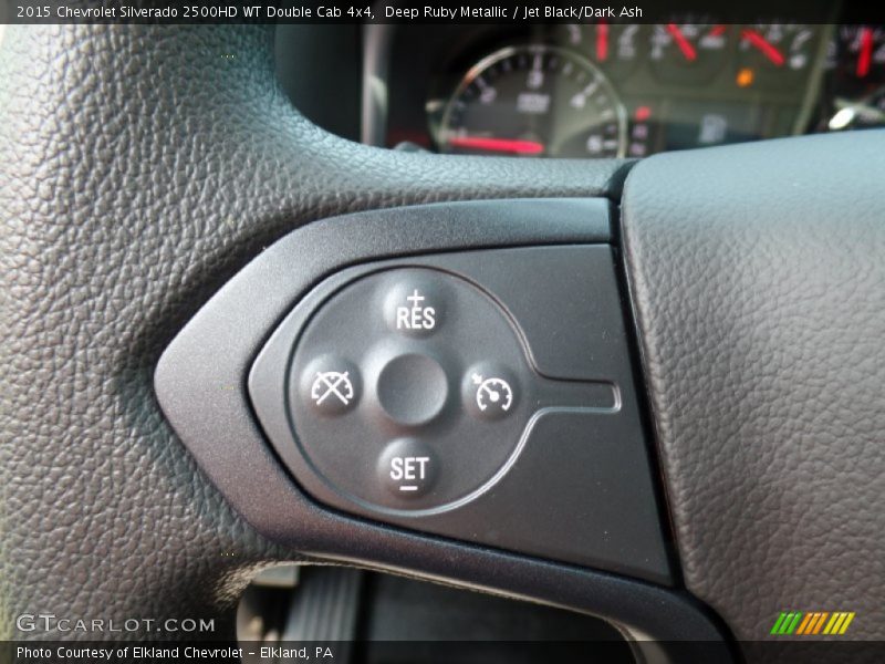 Deep Ruby Metallic / Jet Black/Dark Ash 2015 Chevrolet Silverado 2500HD WT Double Cab 4x4