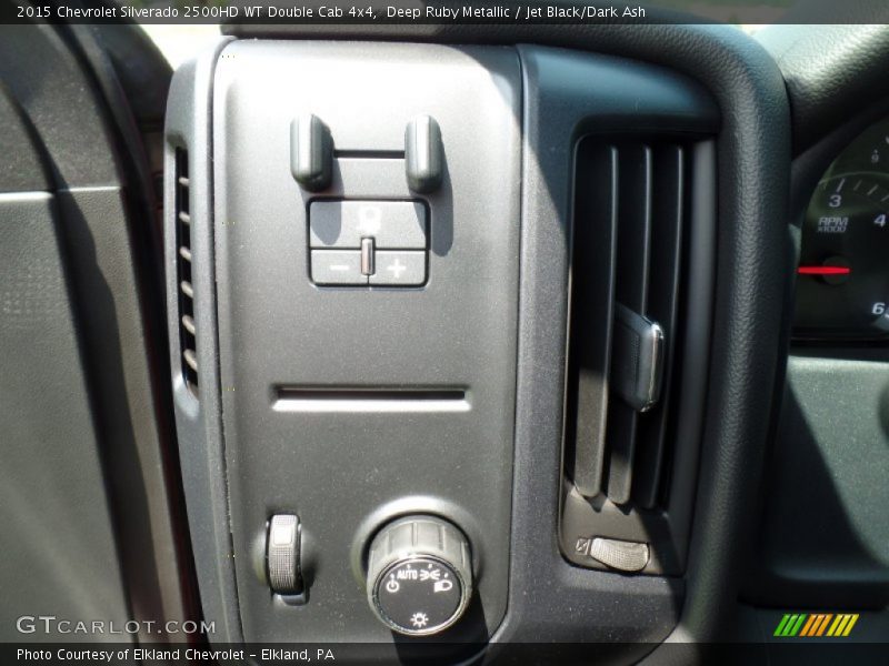 Deep Ruby Metallic / Jet Black/Dark Ash 2015 Chevrolet Silverado 2500HD WT Double Cab 4x4