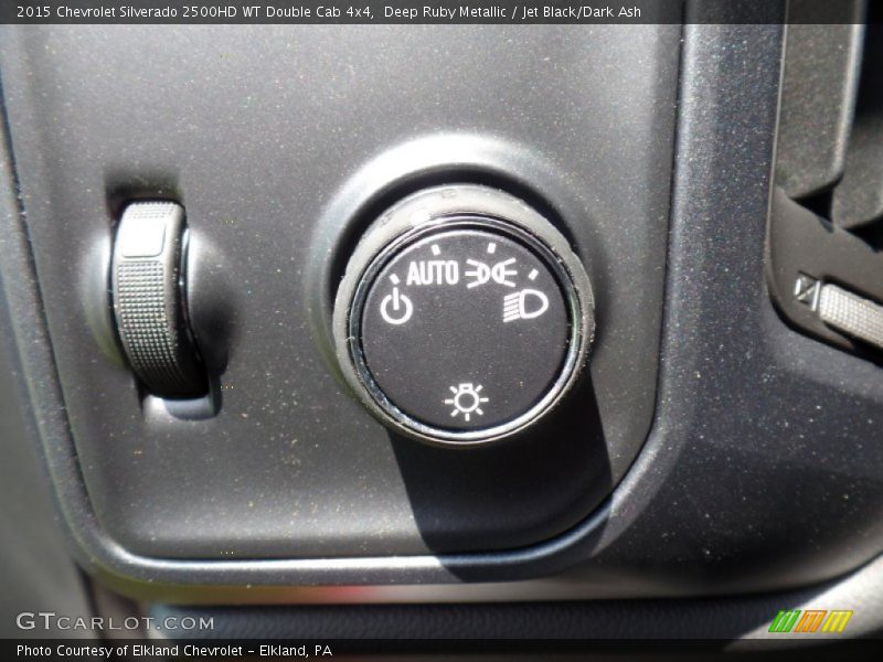 Deep Ruby Metallic / Jet Black/Dark Ash 2015 Chevrolet Silverado 2500HD WT Double Cab 4x4