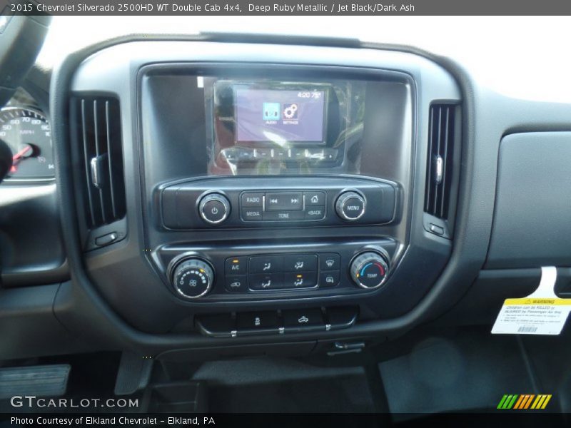 Deep Ruby Metallic / Jet Black/Dark Ash 2015 Chevrolet Silverado 2500HD WT Double Cab 4x4