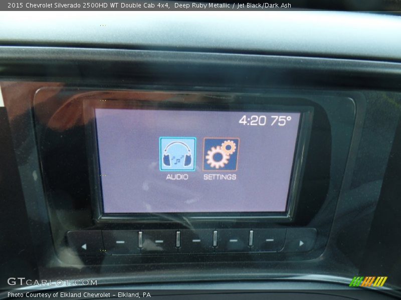 Deep Ruby Metallic / Jet Black/Dark Ash 2015 Chevrolet Silverado 2500HD WT Double Cab 4x4