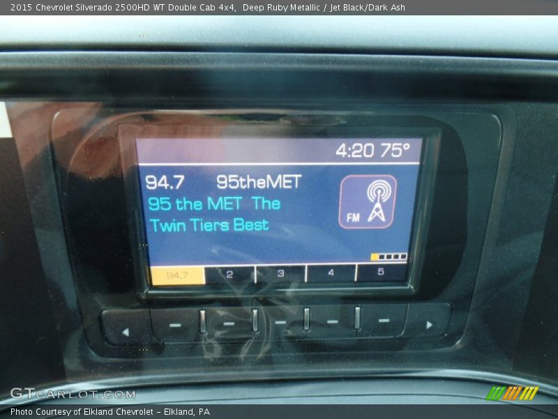 Deep Ruby Metallic / Jet Black/Dark Ash 2015 Chevrolet Silverado 2500HD WT Double Cab 4x4
