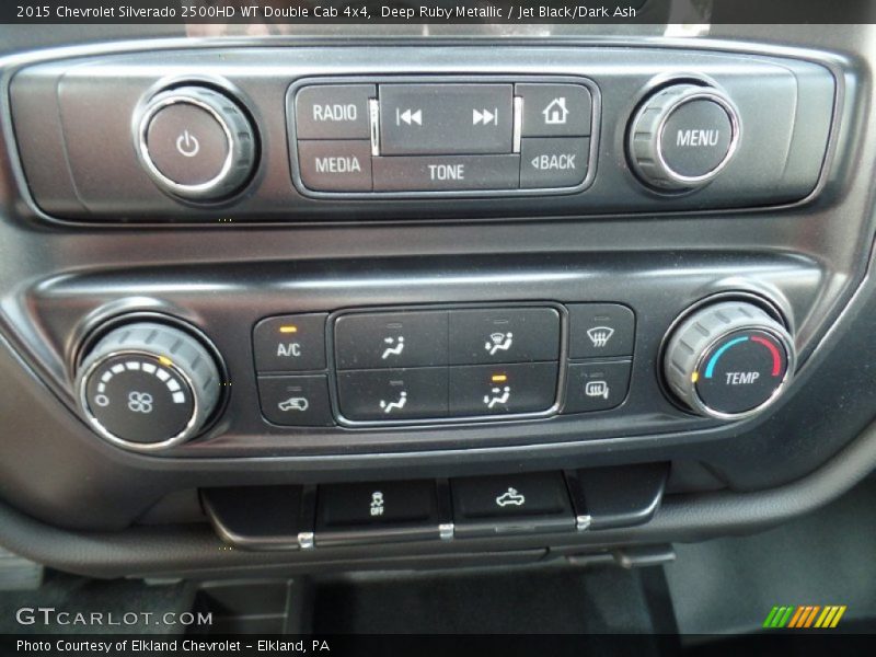 Deep Ruby Metallic / Jet Black/Dark Ash 2015 Chevrolet Silverado 2500HD WT Double Cab 4x4