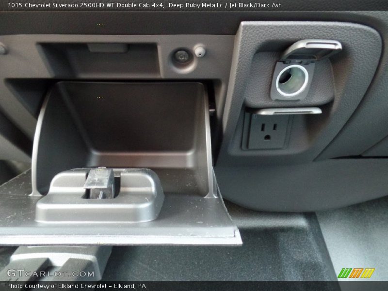 Deep Ruby Metallic / Jet Black/Dark Ash 2015 Chevrolet Silverado 2500HD WT Double Cab 4x4