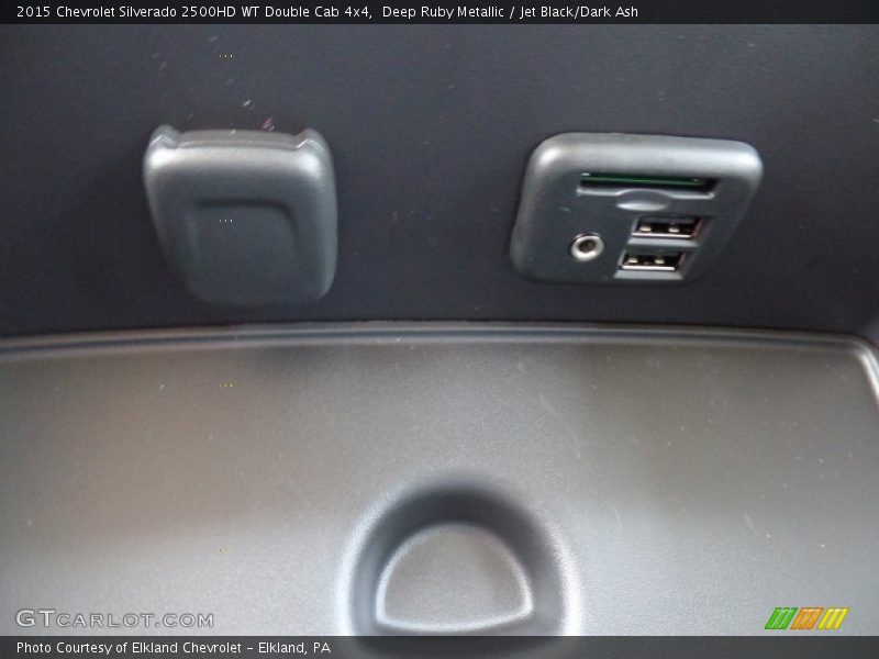 Deep Ruby Metallic / Jet Black/Dark Ash 2015 Chevrolet Silverado 2500HD WT Double Cab 4x4