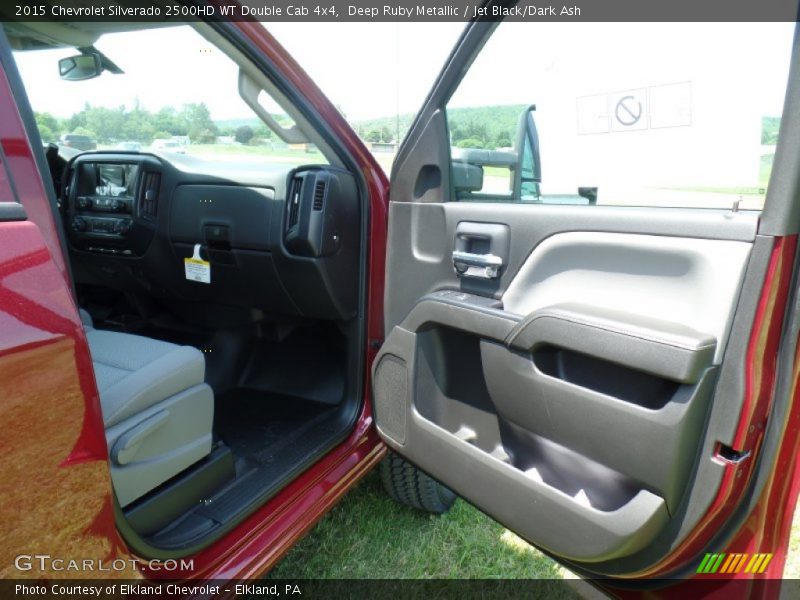Deep Ruby Metallic / Jet Black/Dark Ash 2015 Chevrolet Silverado 2500HD WT Double Cab 4x4
