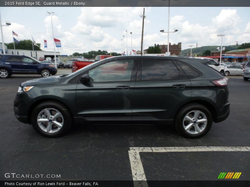 Guard Metallic / Ebony 2015 Ford Edge SE