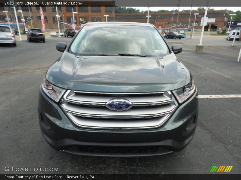 Guard Metallic / Ebony 2015 Ford Edge SE