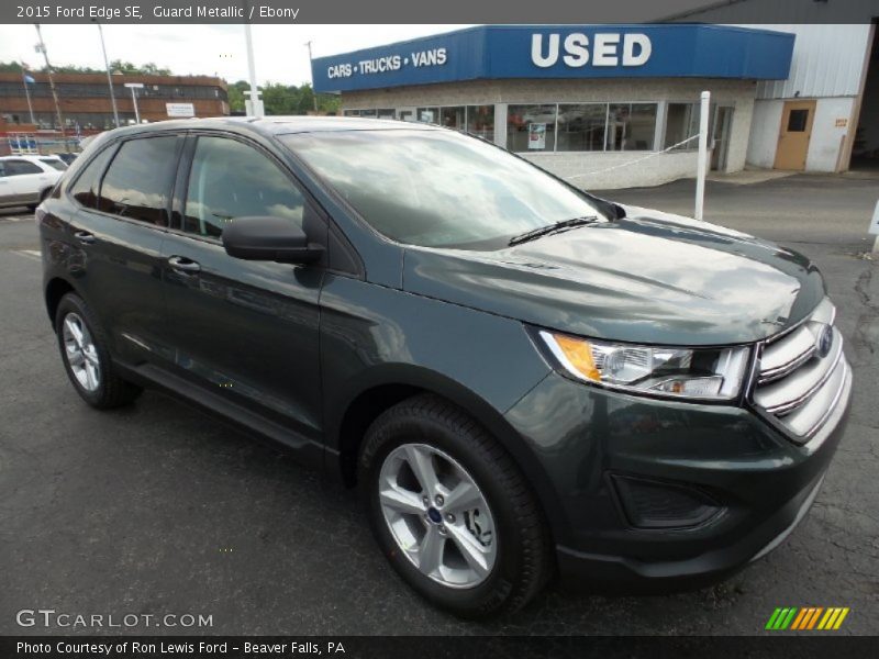 Guard Metallic / Ebony 2015 Ford Edge SE