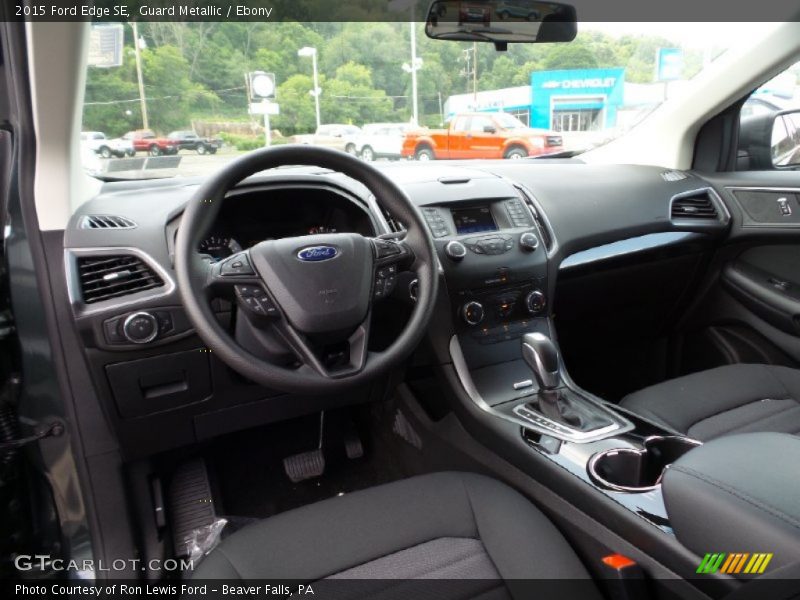 Guard Metallic / Ebony 2015 Ford Edge SE