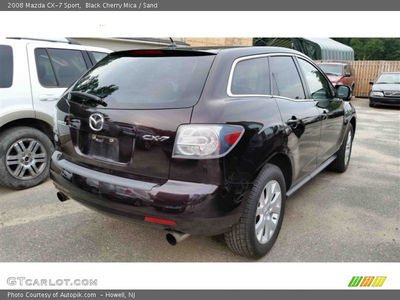 Black Cherry Mica / Sand 2008 Mazda CX-7 Sport