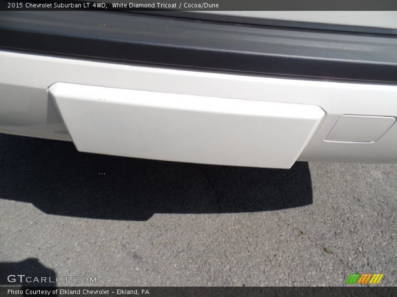 White Diamond Tricoat / Cocoa/Dune 2015 Chevrolet Suburban LT 4WD