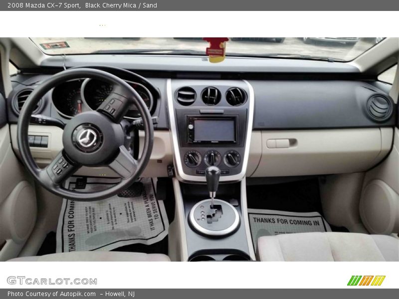 Black Cherry Mica / Sand 2008 Mazda CX-7 Sport