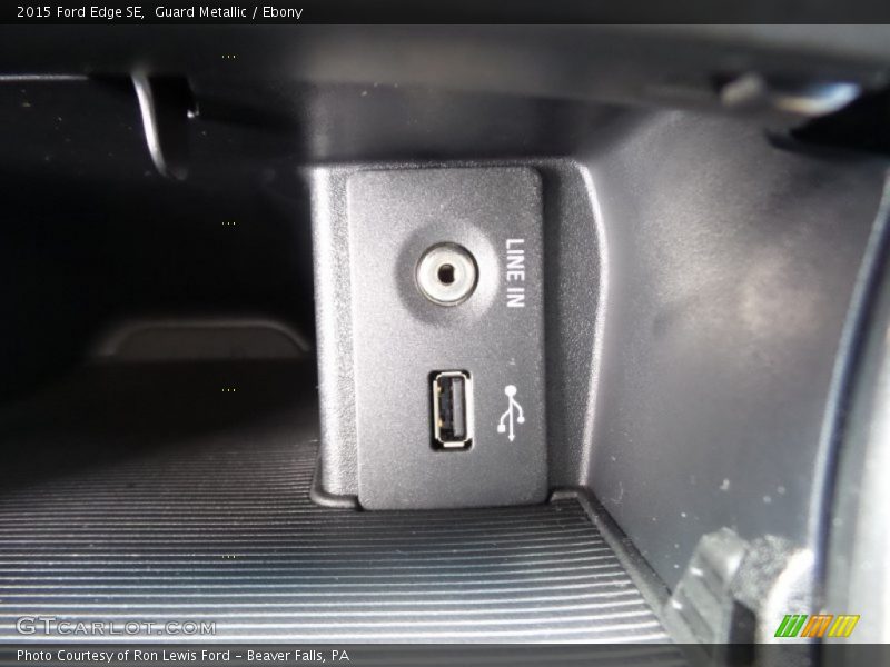 Guard Metallic / Ebony 2015 Ford Edge SE