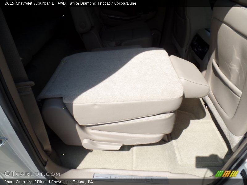 White Diamond Tricoat / Cocoa/Dune 2015 Chevrolet Suburban LT 4WD