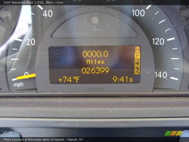 Black / Grey 2007 Mercedes-Benz G 500