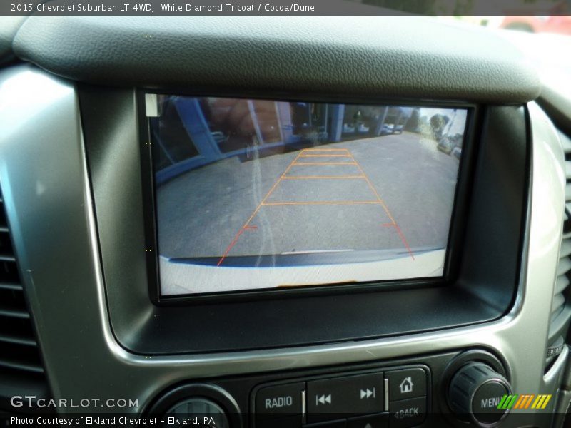 White Diamond Tricoat / Cocoa/Dune 2015 Chevrolet Suburban LT 4WD