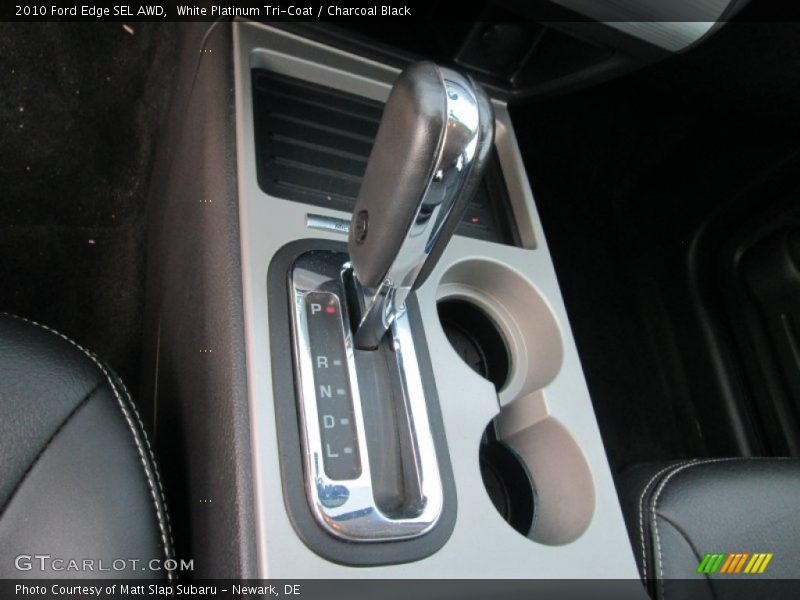 White Platinum Tri-Coat / Charcoal Black 2010 Ford Edge SEL AWD