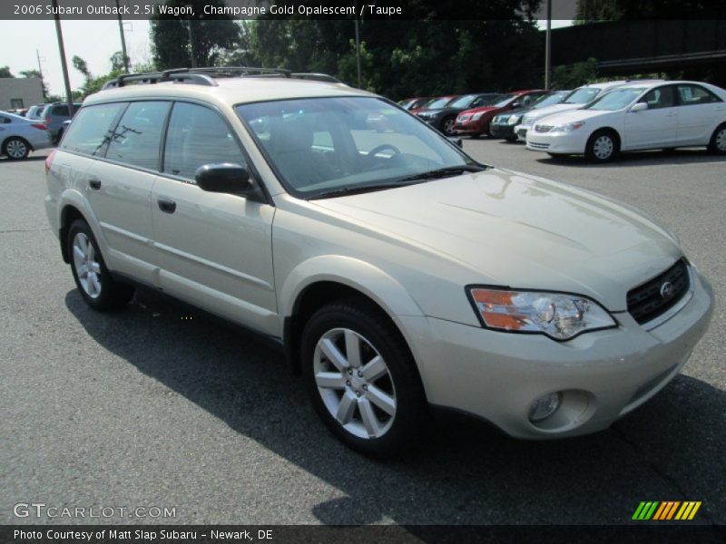 Champagne Gold Opalescent / Taupe 2006 Subaru Outback 2.5i Wagon