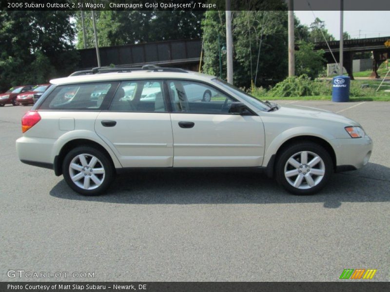 Champagne Gold Opalescent / Taupe 2006 Subaru Outback 2.5i Wagon