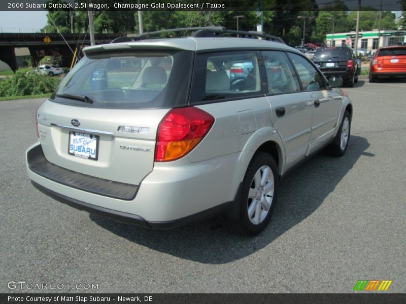 Champagne Gold Opalescent / Taupe 2006 Subaru Outback 2.5i Wagon