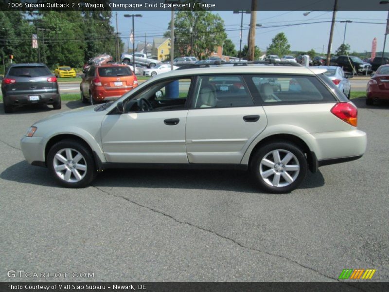 Champagne Gold Opalescent / Taupe 2006 Subaru Outback 2.5i Wagon