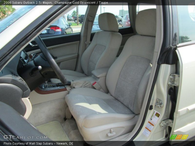 Champagne Gold Opalescent / Taupe 2006 Subaru Outback 2.5i Wagon