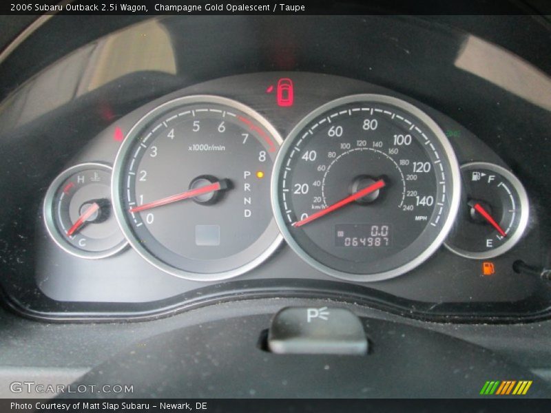 Champagne Gold Opalescent / Taupe 2006 Subaru Outback 2.5i Wagon