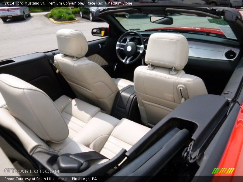 Race Red / Medium Stone 2014 Ford Mustang V6 Premium Convertible