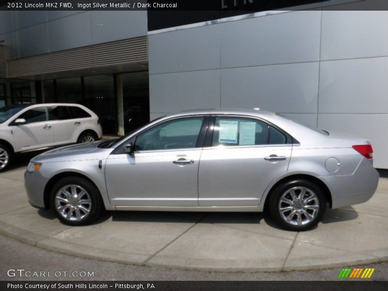 Ingot Silver Metallic / Dark Charcoal 2012 Lincoln MKZ FWD