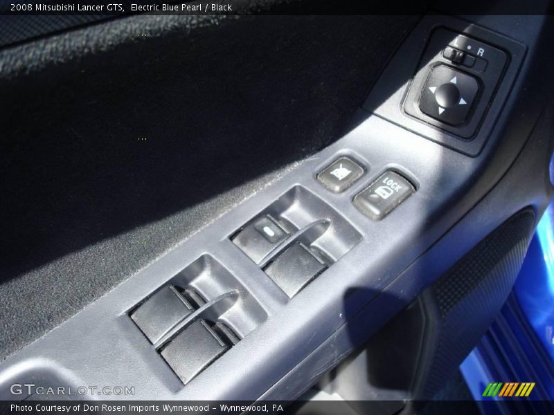 Electric Blue Pearl / Black 2008 Mitsubishi Lancer GTS