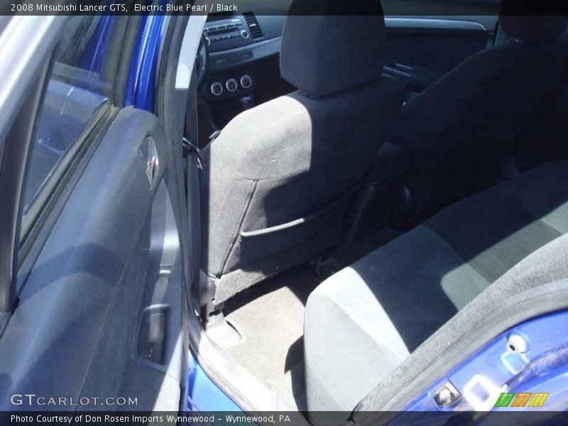 Electric Blue Pearl / Black 2008 Mitsubishi Lancer GTS