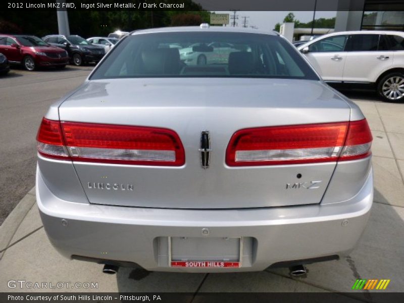 Ingot Silver Metallic / Dark Charcoal 2012 Lincoln MKZ FWD