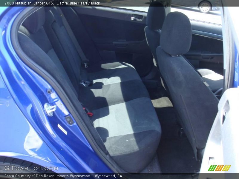 Electric Blue Pearl / Black 2008 Mitsubishi Lancer GTS