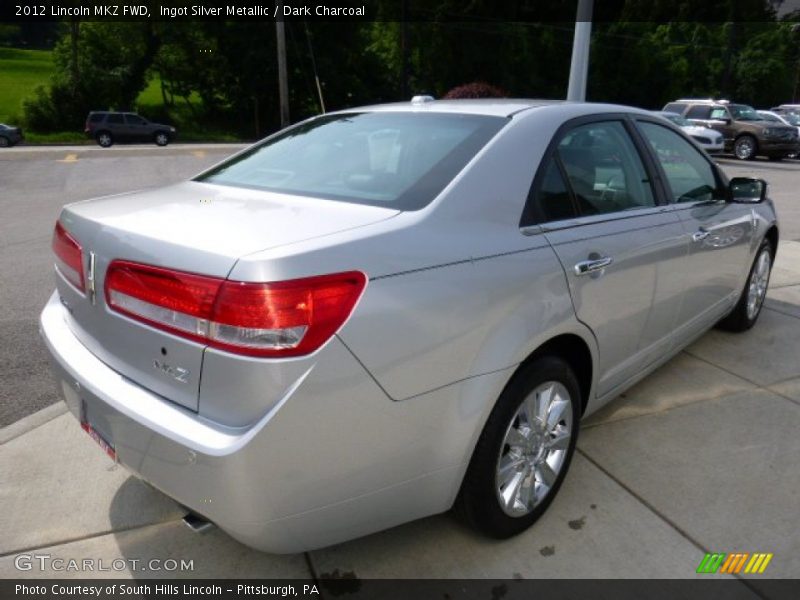 Ingot Silver Metallic / Dark Charcoal 2012 Lincoln MKZ FWD