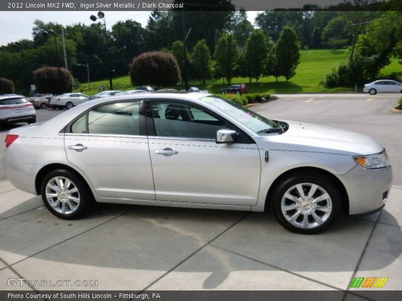Ingot Silver Metallic / Dark Charcoal 2012 Lincoln MKZ FWD
