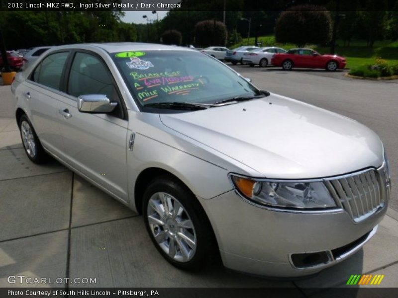 Ingot Silver Metallic / Dark Charcoal 2012 Lincoln MKZ FWD