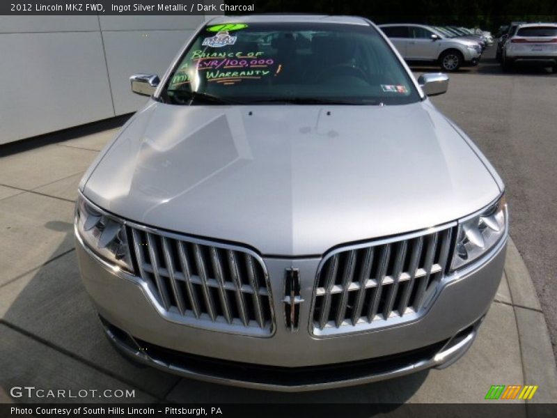Ingot Silver Metallic / Dark Charcoal 2012 Lincoln MKZ FWD